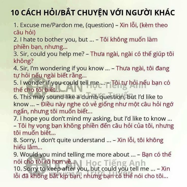 10 cach hoi bat chuyen vs nguoi khac