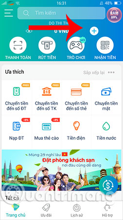 Biểu tượng dấu “+ ”