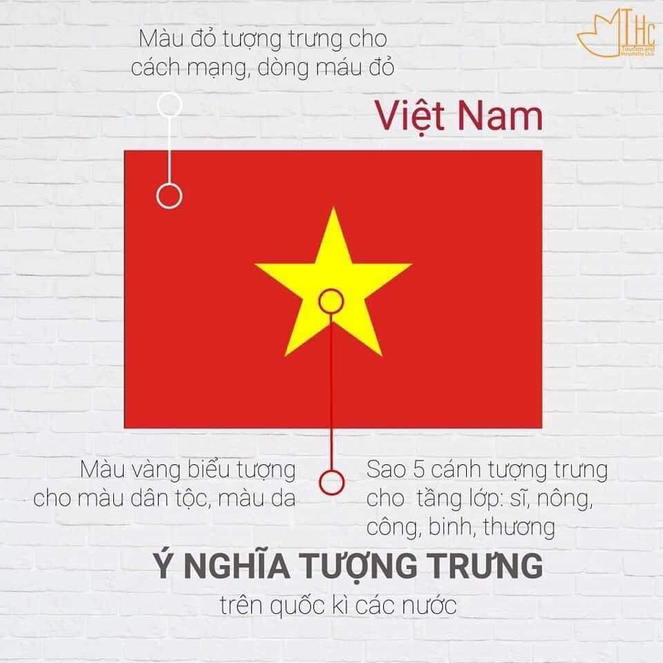 lá cờ Việt Nam tượng trưng cho điều gì
