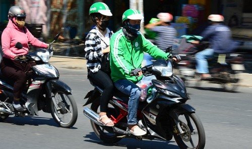 Image result for grab bike vietnam