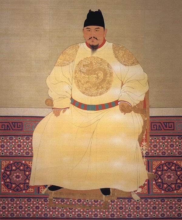 Portrait of the Hongwu Emperor, Zhu Yuanzhang