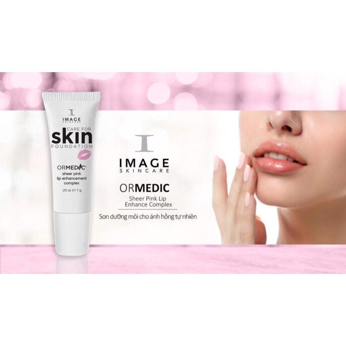 Son dưỡng môi hồng nhẹ chiết xuất từ thiên nhiên Image Skincare ORMEDIC Sheer Pink Lip Eenhance Complex CARE FOR SKIN 7g