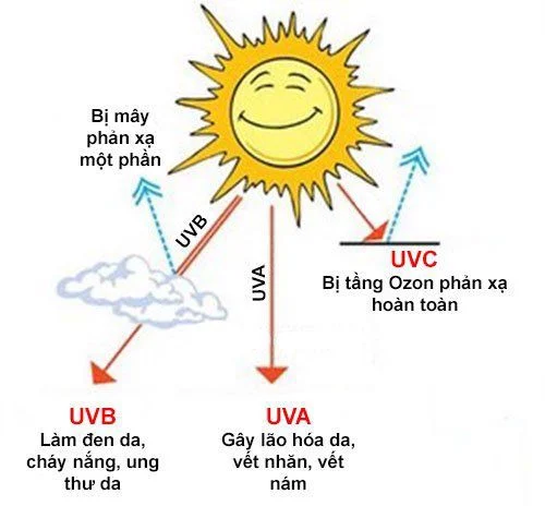 Tác dụng của tia UV đối với làn da 