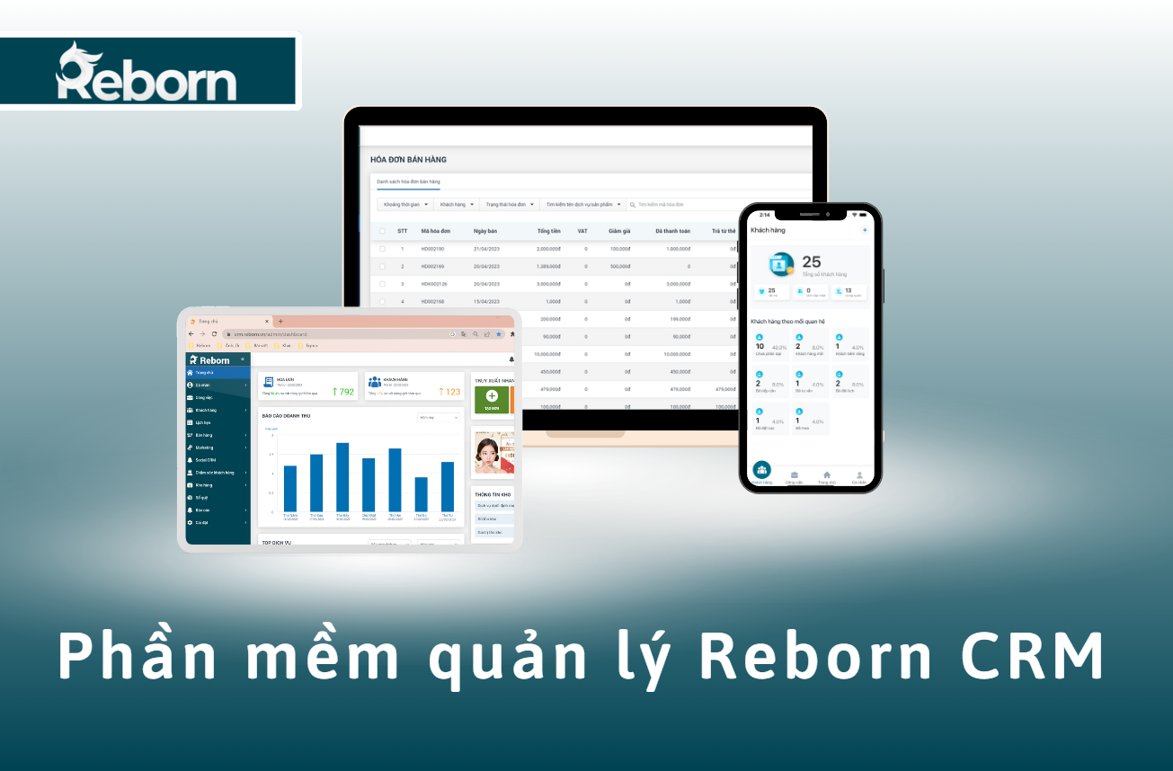 Reborn CRM - Phần mềm CRM toàn diện nhất