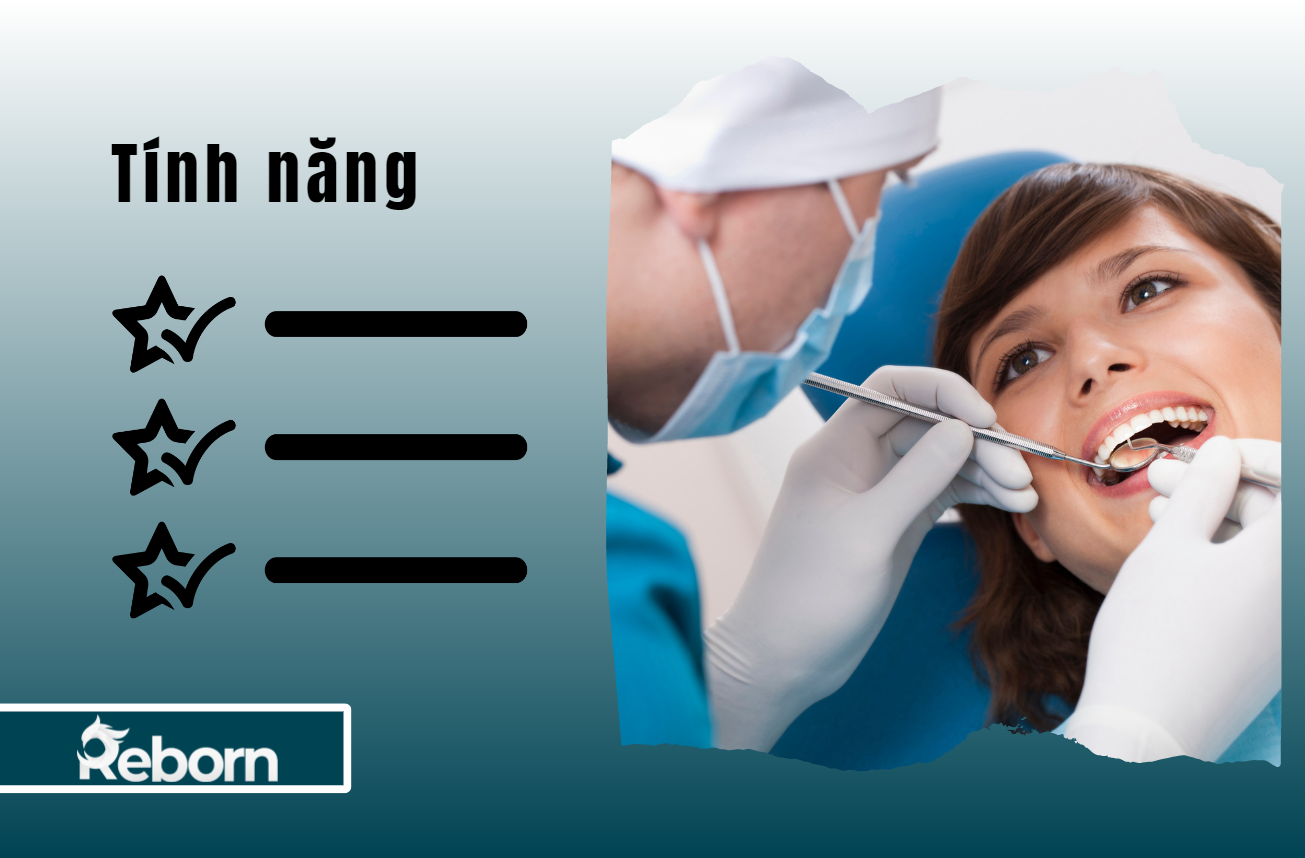 Các chức năng của phần mềm quản lý phòng khám răng